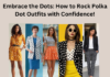 How women can style polka dot outfits