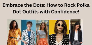 How women can style polka dot outfits